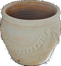 Cache-pot en terre cuite